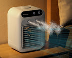 Compact Air Cooler with Front Vent and Water Reservoir