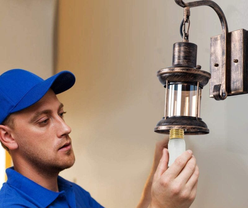 Vintage Style Indoor Wall Sconce Light Fixture - Industrial Design