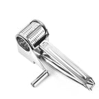 Rotary Cheese Grater Stainless Steel Interchangeable Drums
