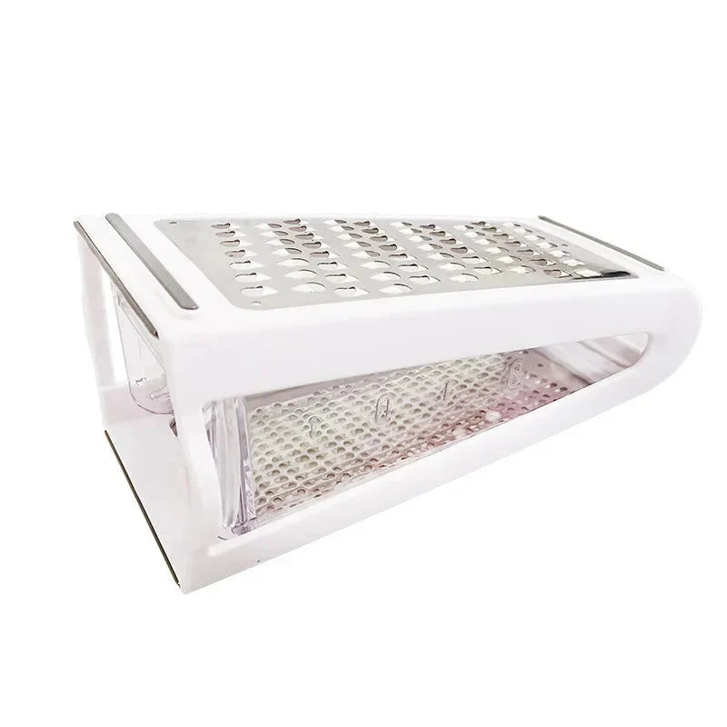 Kitchen Grater Double-Sided Stainless Steel With Collection Tray