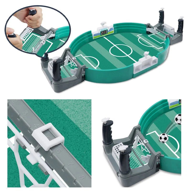 Tabletop Football Game Compact Fast-Paced BPA-Free ABS