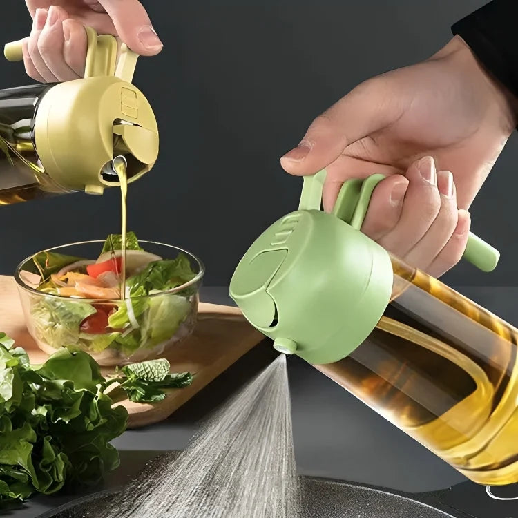 Oil Sprayer Precision Dispensing Glass Bottle 470 ml