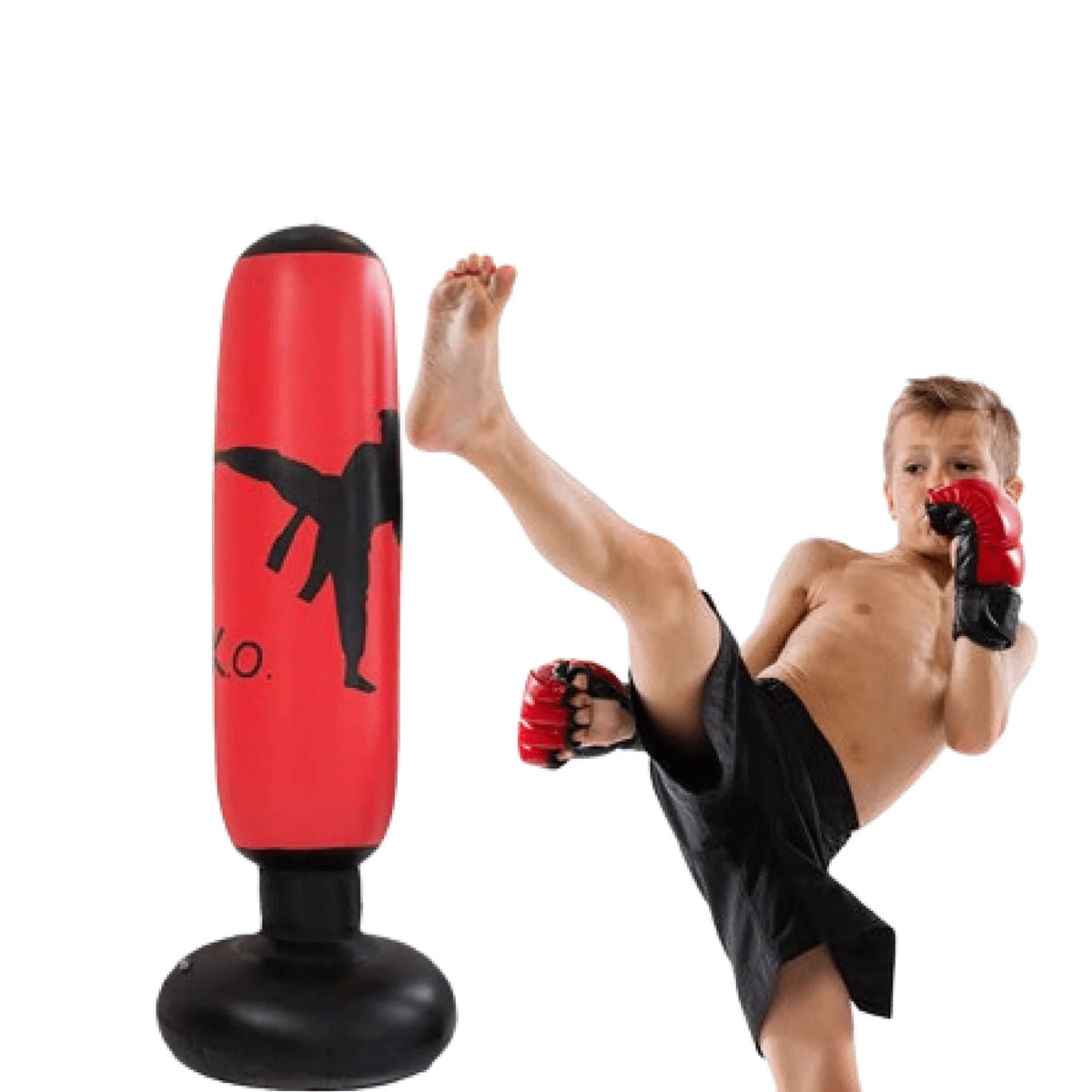 Punching Bag Freestanding Inflatable Water Or Sand Fillable Base