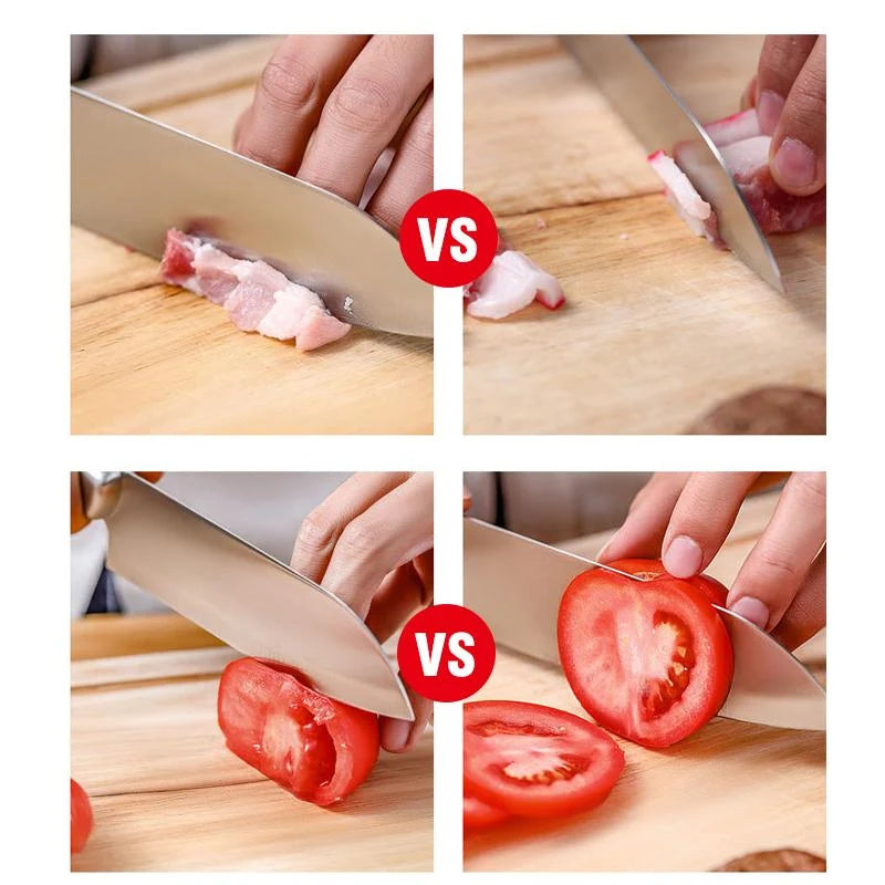 Electric Knife Sharpener 5-Second USB Rechargeable & Portable