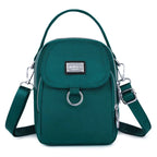 Handbag Ample Storage Multiple Zip Pockets Removable Strap