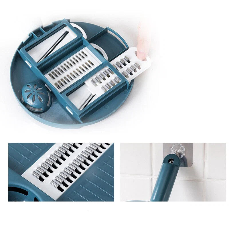 Slicer Set 12-In-1 Stainless Steel & Hidden Storage