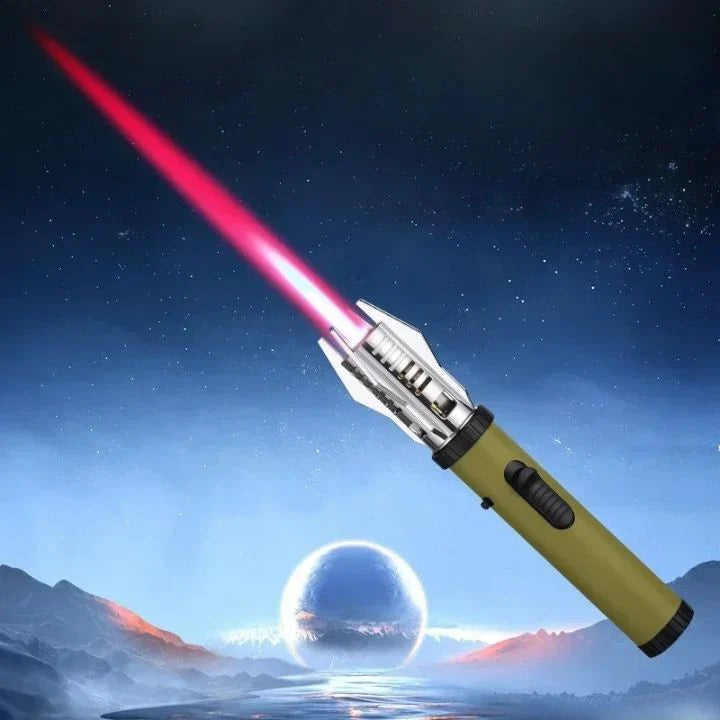 Lighter Windproof Arc Flame Refillable Butane