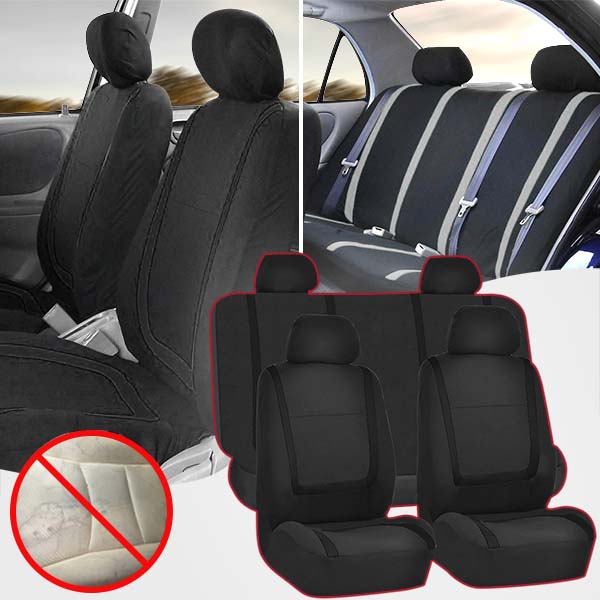 Car Seat Covers Universal Fit Quilted Polyester Machine Washable