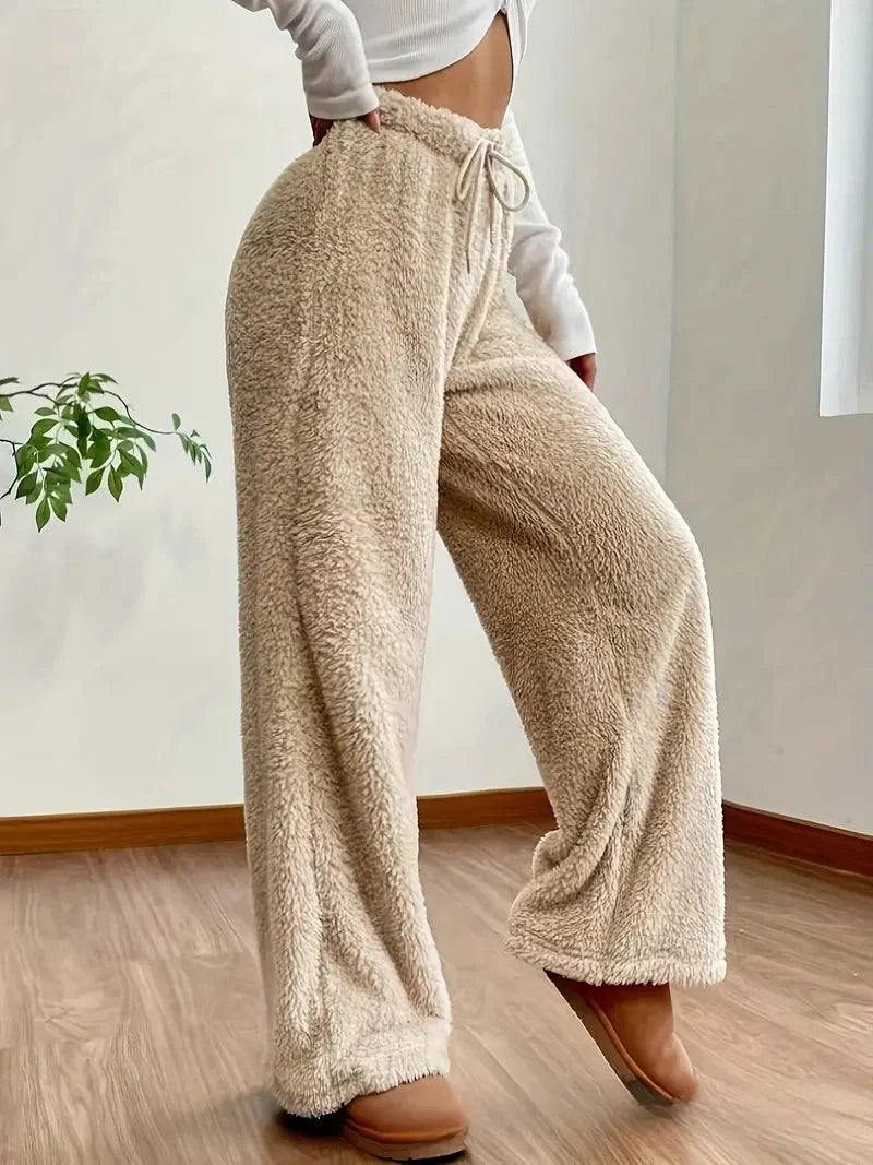 Lounge Pants Teddy Sherpa Ultra-Soft Relaxed Fit