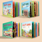 Busy Book Montessori-Inspired Laminated Travel-Friendly
