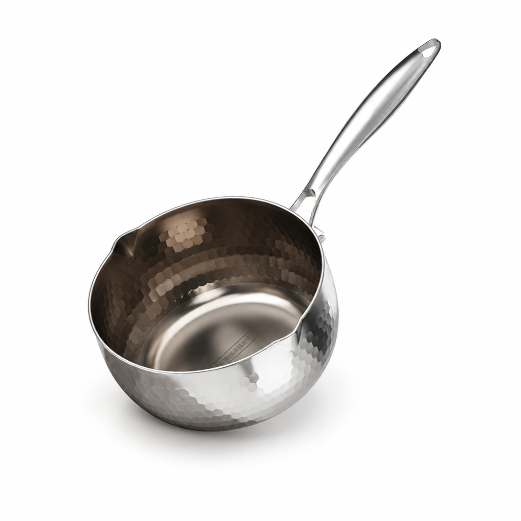 Uncoated Titanium Thickened Body Yukihira Pot (Lid & Steamer Options)