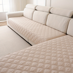 Non-Slip Embossed Polyester Sofa Cover (2-Piece Set)