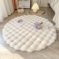 Soft Round Bubble Rug – Fluffy Circle Carpet for Cozy Spaces