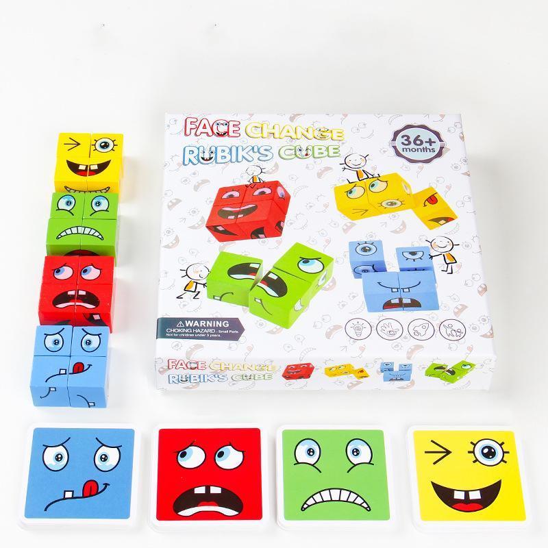 Toddler Puzzle Wooden Educational Non-Toxic Paint