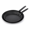Pre-Seasoned Carbon Steel Induction & Oven-Safe Skillet Set (2-Piece)
