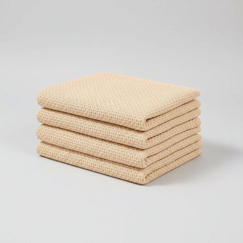 Absorbent Honeycomb Waffle Weave Cotton Dish Cloths Set