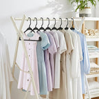 Heavy-Duty Plastic Clothes Hangers - Slim Closet Storage Set