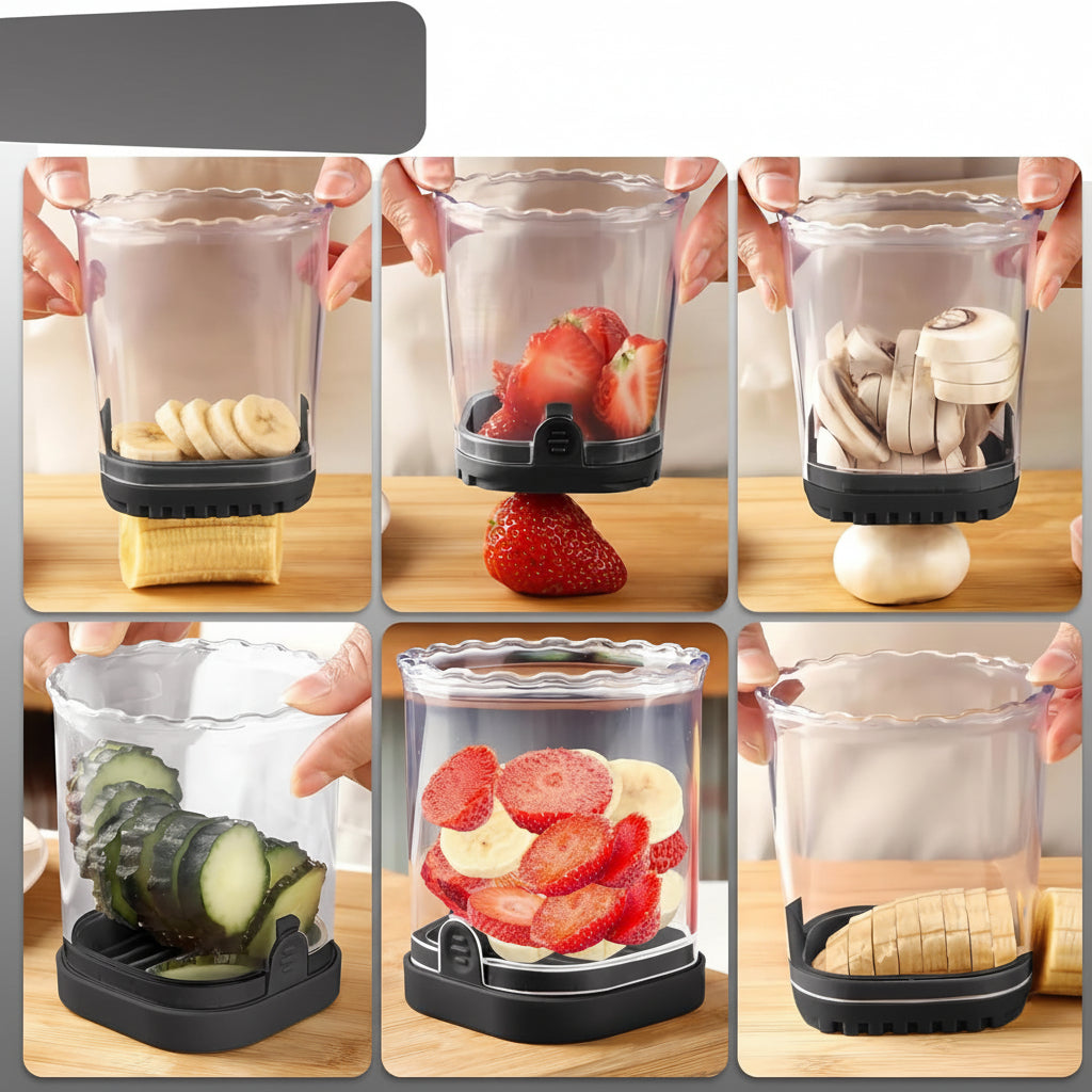8-Blade Fruit Cutter for Easy Slicing of Strawberries and Salads