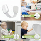 Childproof Adhesive Strap Locks for Cabinets and Drawers