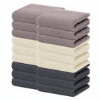 Absorbent Honeycomb Waffle Weave Cotton Dish Cloths Set