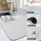 Absorbent Dish Drying Pad for Kitchen Counter