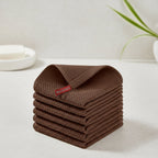 Absorbent Honeycomb Waffle Weave Cotton Dish Cloths Set
