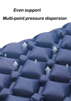 Camping Air Mattress Extra-Wide Diamond Top Dual Valve