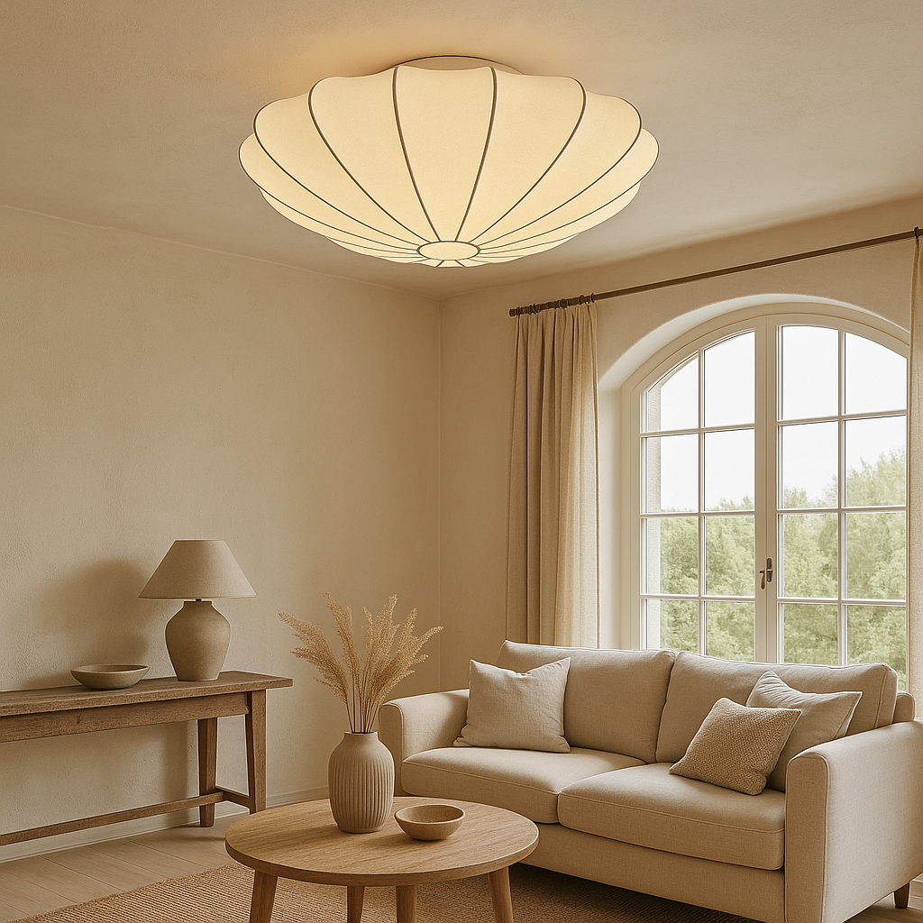 Ceiling Light with Soft Glow Design Inspired by Petals