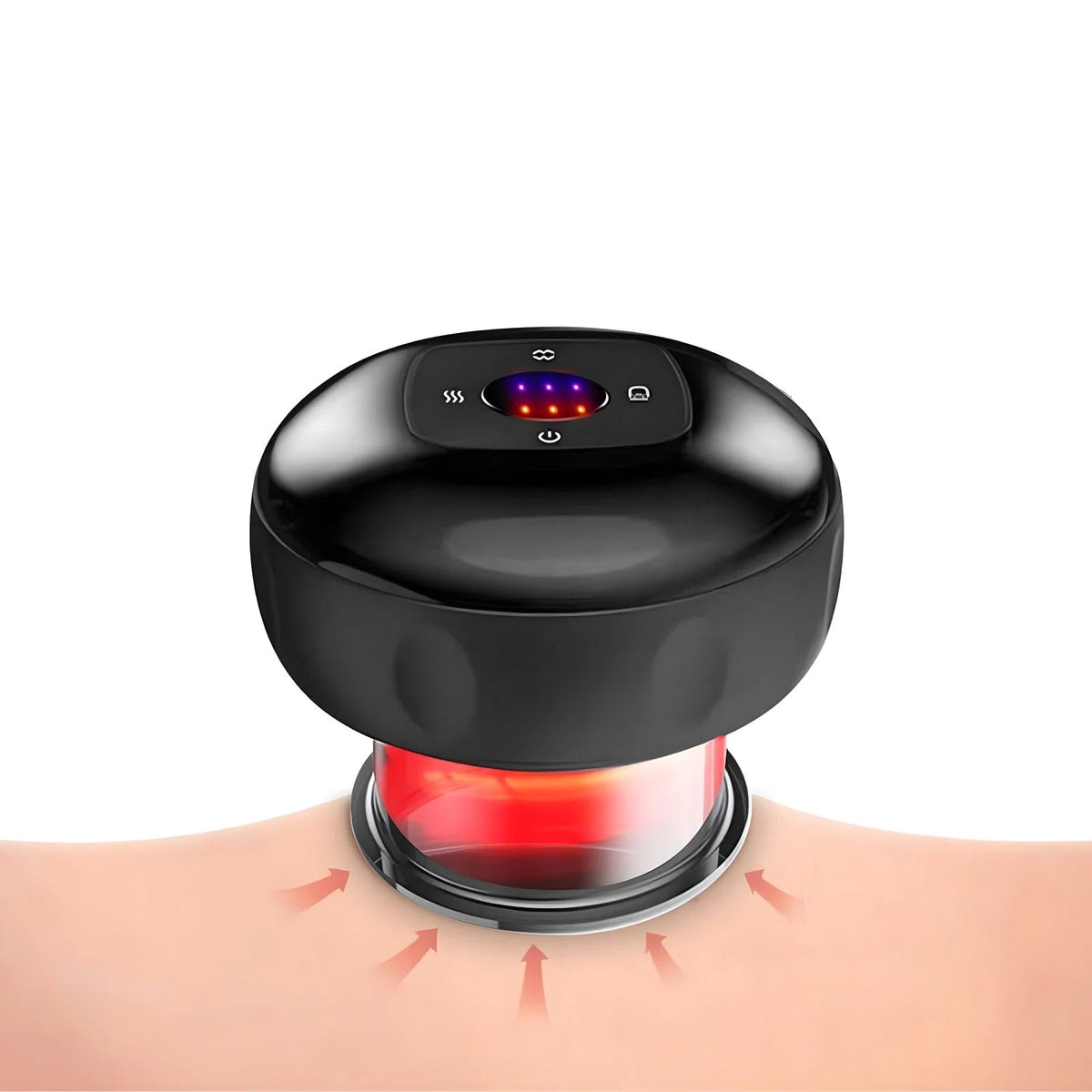 Cupping Massager Red Light & Heat Rechargeable 2000mAh