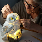 Solar-Powered Dusk-to-Dawn Weatherproof Garden Stake Light (Owl-Shaped)