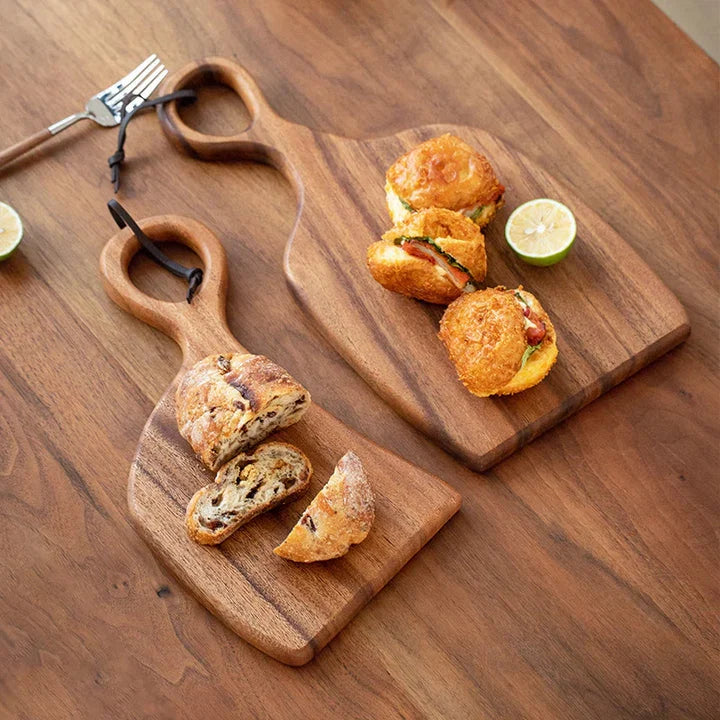 Cutting Boards Solid Walnut Double-Sided Set of 2