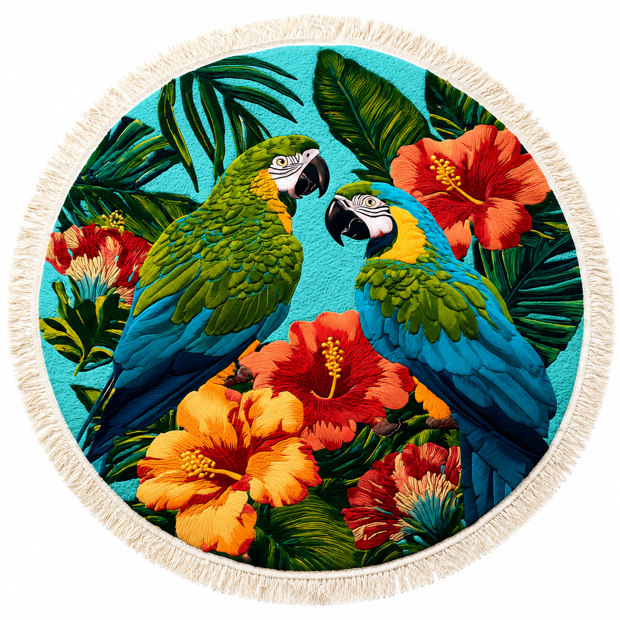 Quick-Drying Sand-Resistant Round Beach Towel