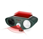 Solar-Powered Ultrasonic Animal Repellent with Motion Sensor Light