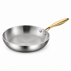 316 Stainless Steel Tri-Ply Frying Pan (Induction & Oven Safe)