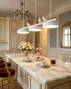 Dimmable Even Illumination Round Pendant Light