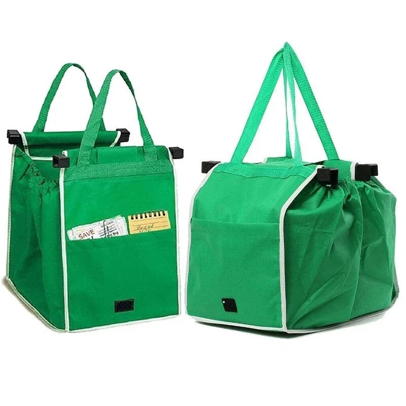 Reusable Shopping Bag Non-Woven Foldable Upright 33 lb Capacity