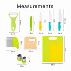 Kids Kitchen Set Non-Toxic Tools & Recipe Cards