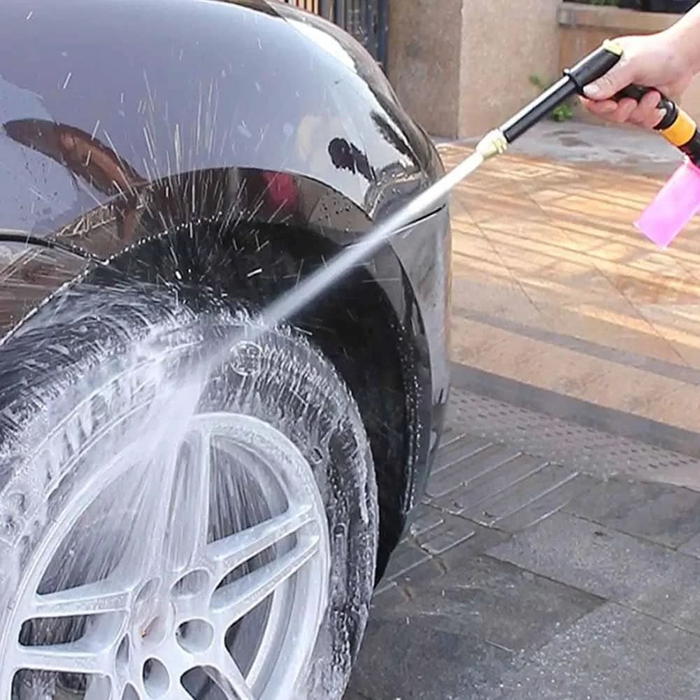 Water Spray Gun for High Pressure Cleaning - Ideal for Cars and Gardens