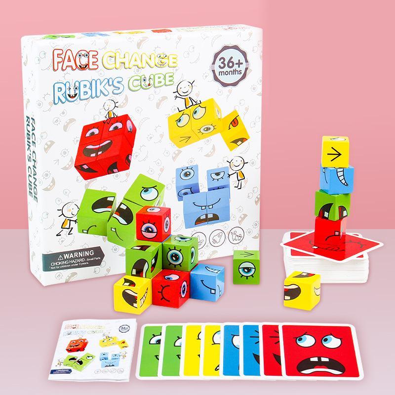 Toddler Puzzle Wooden Educational Non-Toxic Paint