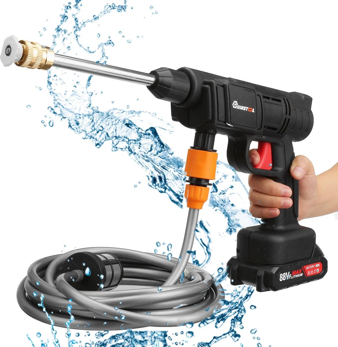 Pressure Washer Cordless 80 Bar Rechargeable
