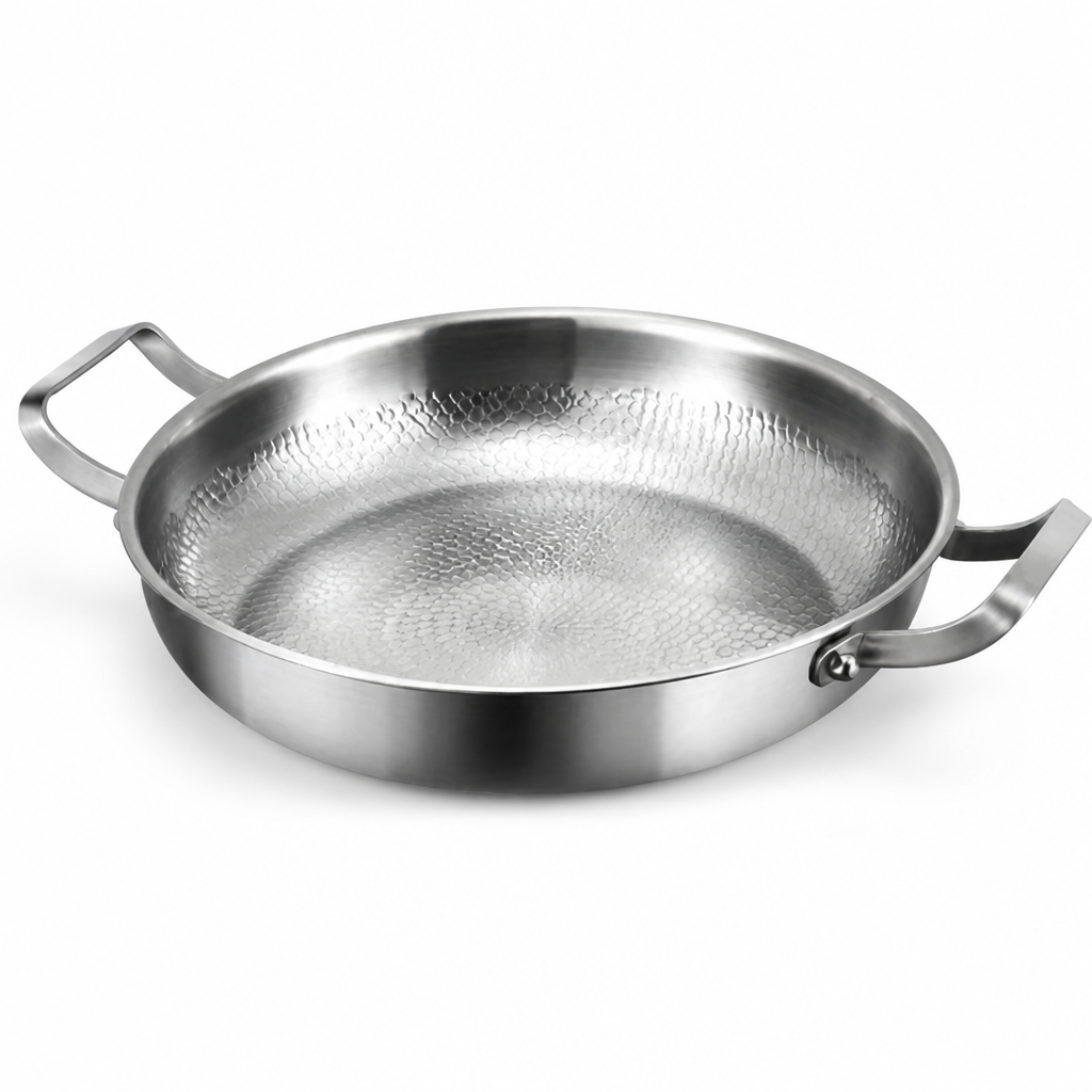 Physical Non-Stick 5-Layer Stainless Steel Skillet