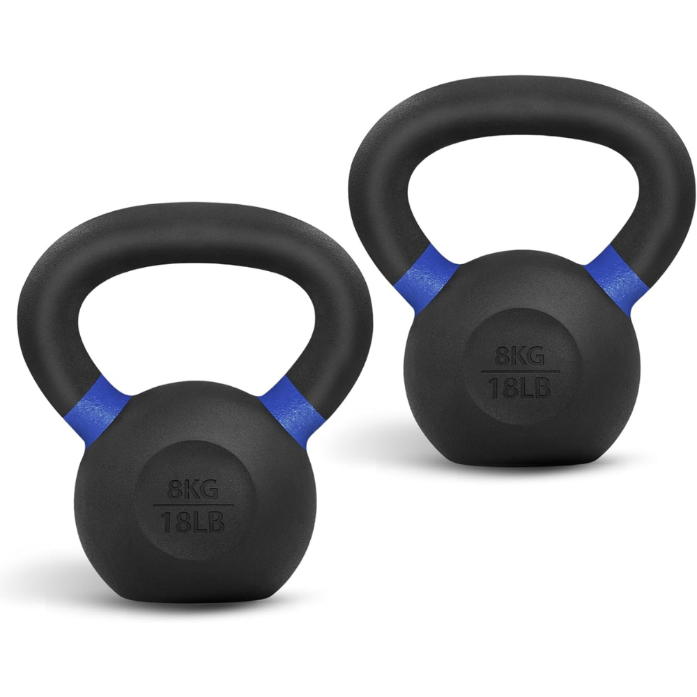Cast Iron Kettlebell for Strength Training and Fitness Workouts