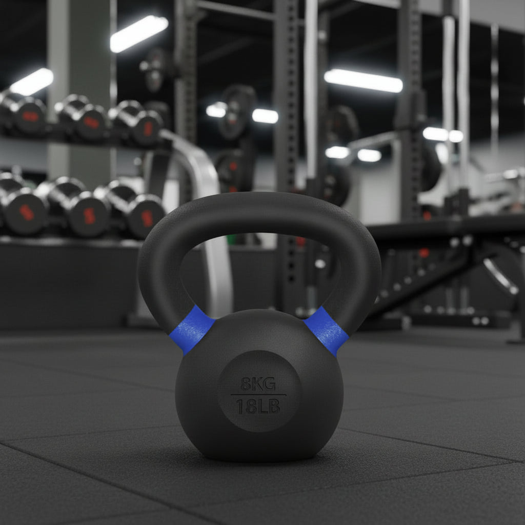 Cast Iron Kettlebell for Strength Training and Fitness Workouts