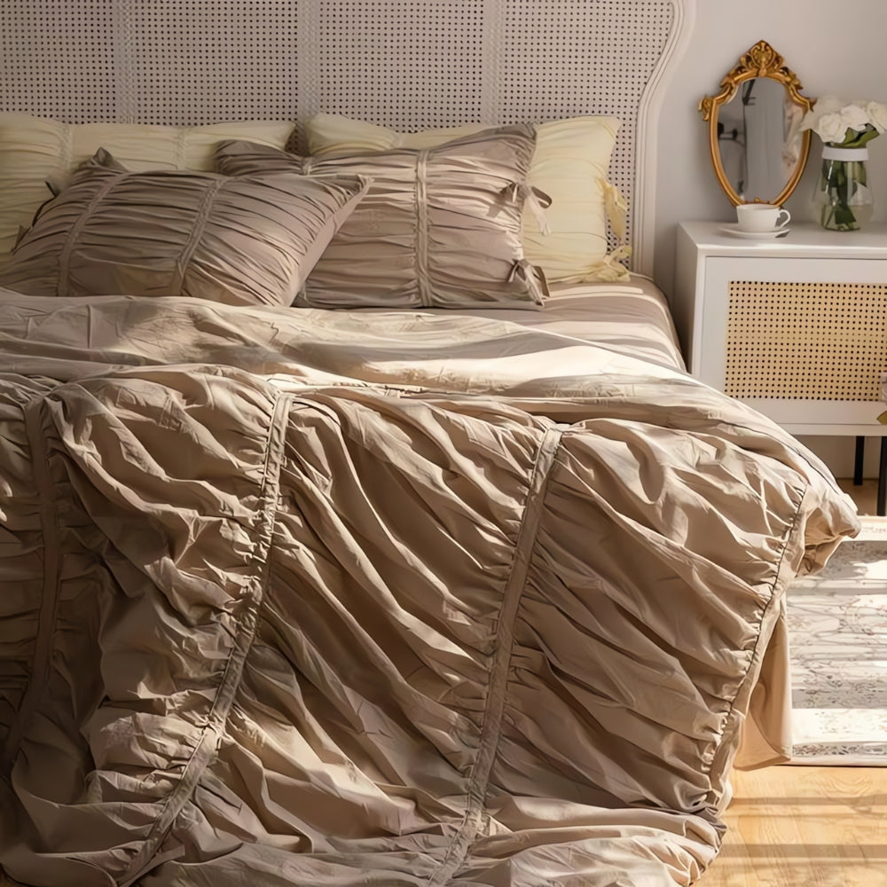 4-Piece Vintage Lace Bed Linen Set