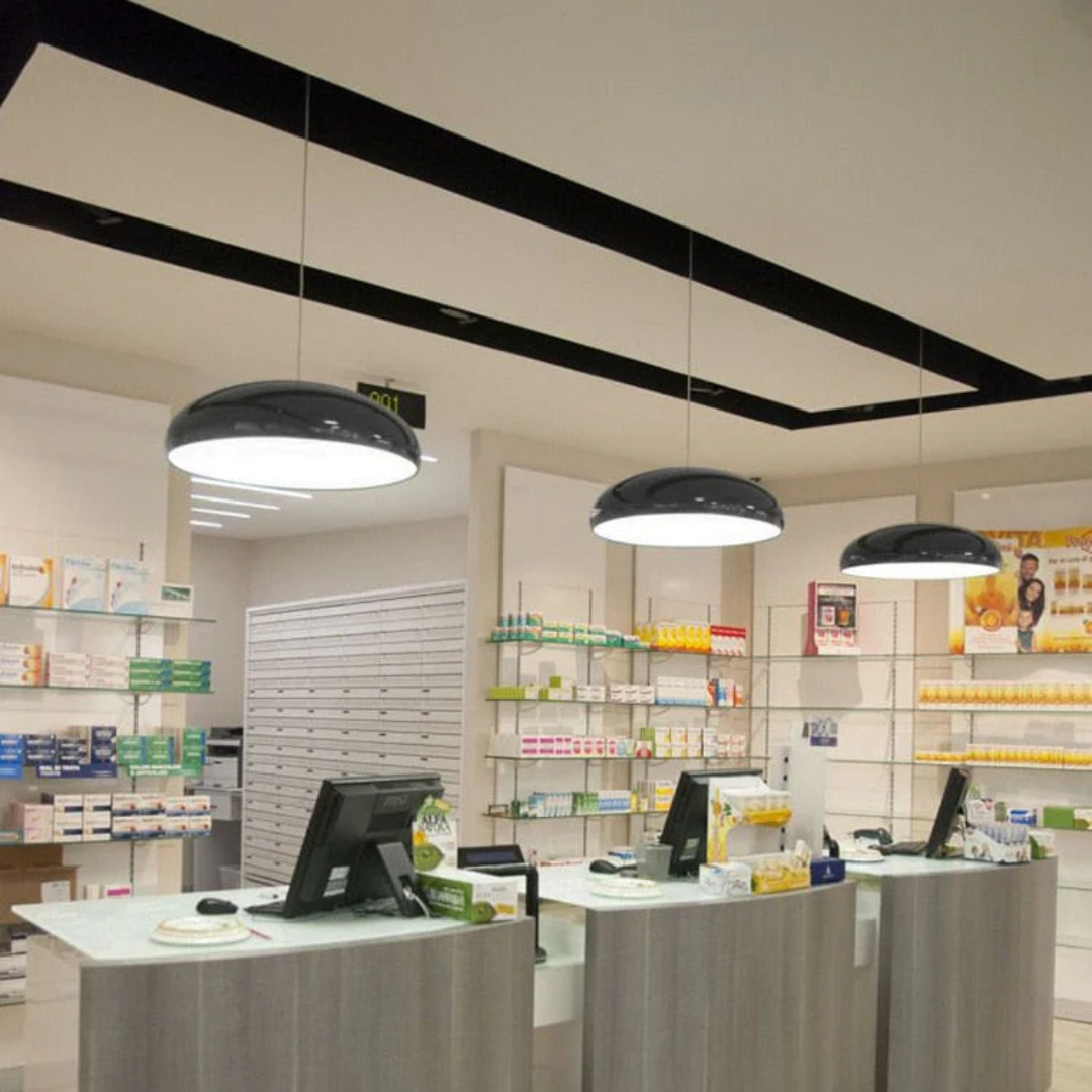 Modern Aluminium Pendant Light in Italian Style