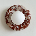 Elegant Indoor LED Wall Light Fixture - Modern Marble Sconce