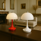 Table Lamp with Mushroom Design