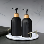 Simple Bamboo Soap Pump Dispenser – Minimalist Design