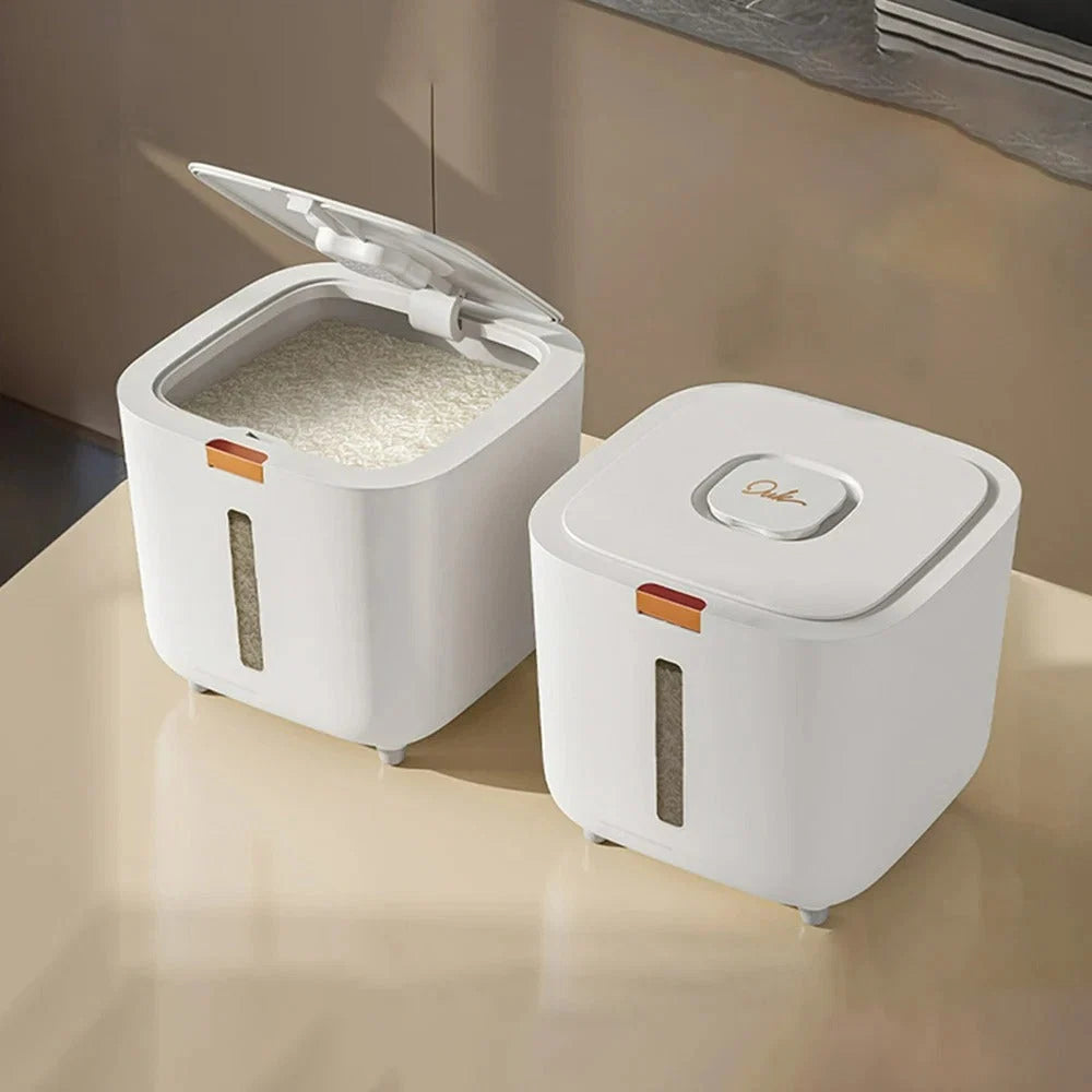 Grain Dispenser Airtight Seal & One-Press Dispense