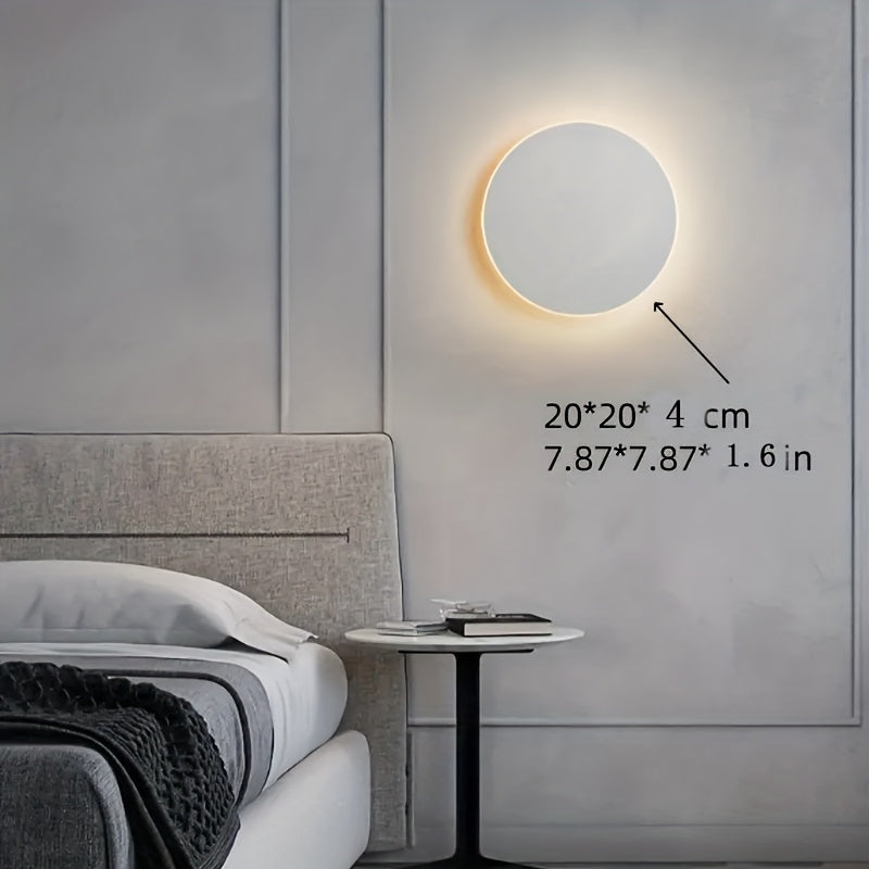 Contemporary Round LED Wall Lamp | Sleek Nordic Style